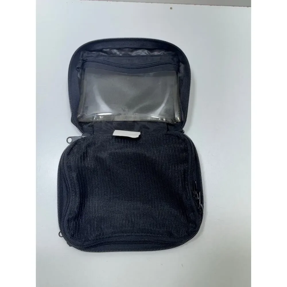 Outdoor Research Zippered Small Black Mesh Toiletry Bag 8X6 Travel